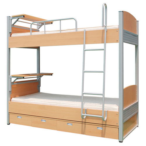 SH-2008-5 철재2인용침대/서랍형 (독서대&매트포함)